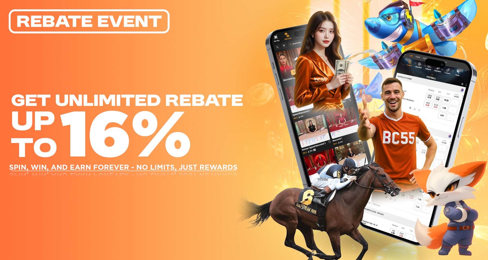 bc55 casino offers event