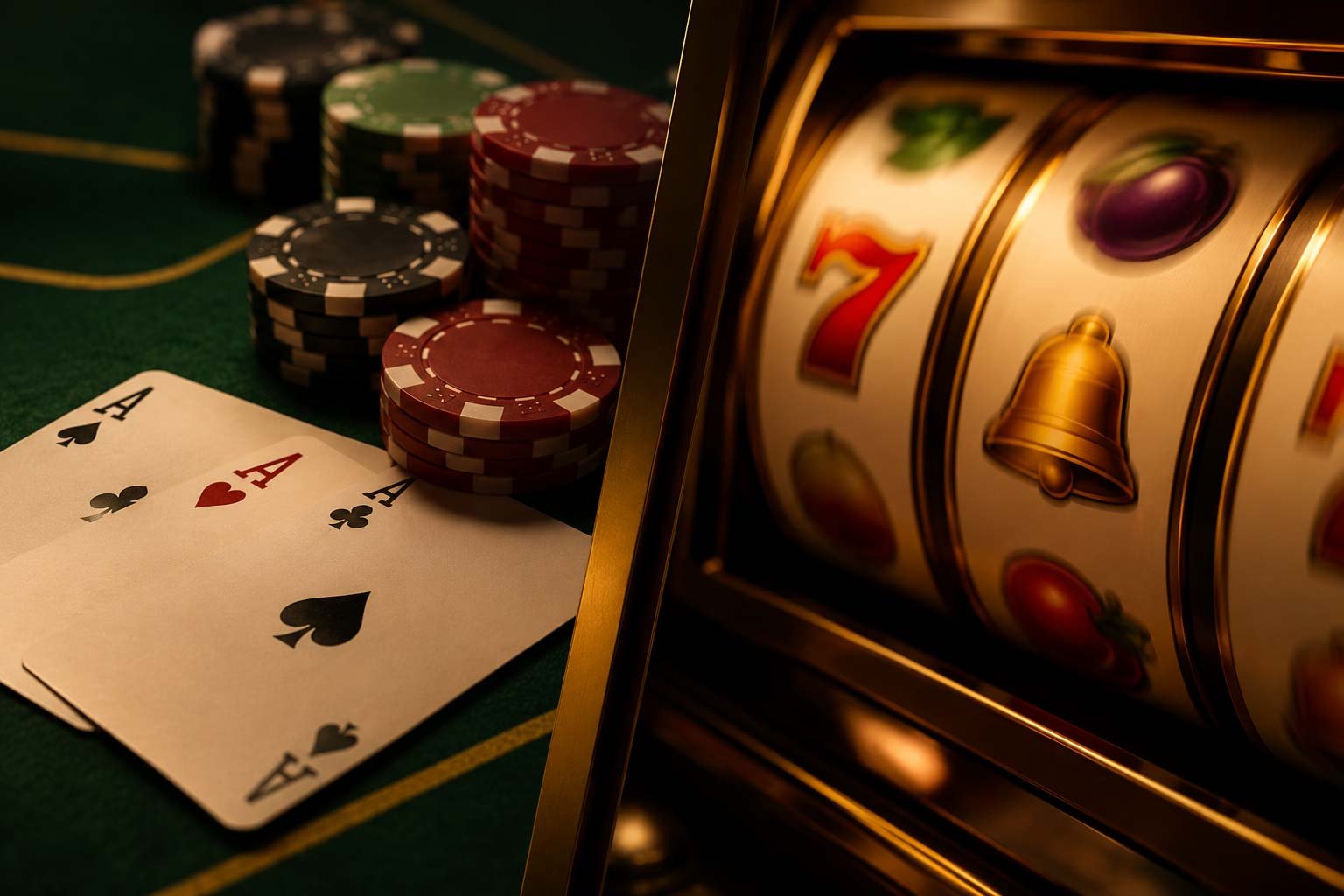 Live Casino vs Slots